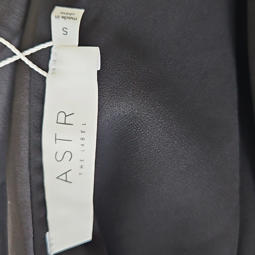 Astr Black Satin One-Shoulder Dress - Picture 9 of 9